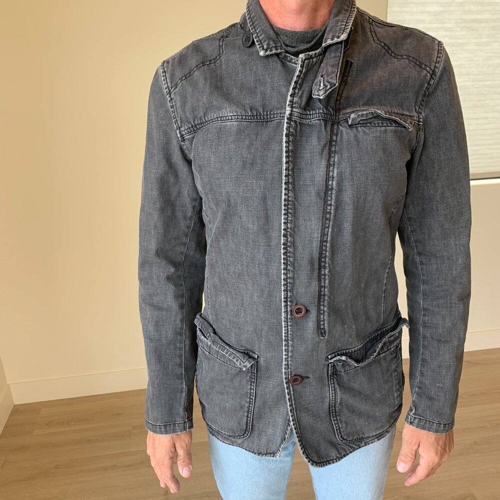 Buckler Denim Coat Size M